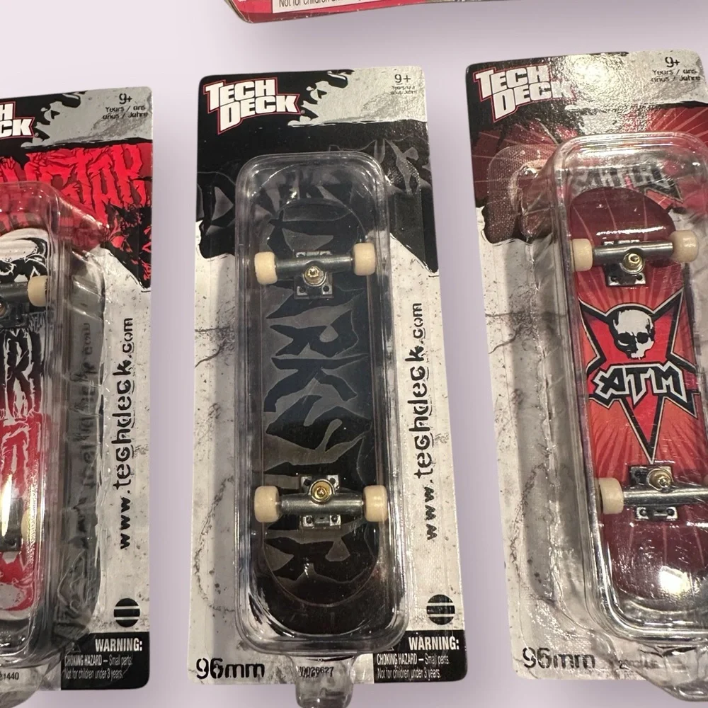 New In Package Set of 5 Tech Deck Fingerboard Set - Darkstar, ATM, Flip